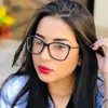 نظارة شمسية إطارات كاملة الأزياء TR90 Eyeglass Spring المفصلية البسيطة مصمم نساء النظارات البصرية JDA3186