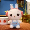 2024 nouveaux écouteurs lapin oreiller cristal super doux mignon en peluche copines cadeau poupées cadeaux de noël pour l'anniversaire des enfants