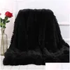 Couvertures Beddingoutlet Shaggy Throw Couverture Super Soft P Bed Er Fluffy Fausse Fourrure Polaire Pour Lits Canapé Canapé Manta 211122 Drop Deliver Dhwut