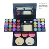 Make-up gereedschap 3 lagen oogschaduwpaletset Langdurige waterdichte blusher Lipgloss Shimmers Schoonheid Cosmetische make-upset Maquillaje33 kleuren