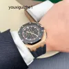 Business Chronograph AP Watch Royal Oak Offshore Series 26401ro Rose Gold Three Eyes Timing Rubber Band Mens Fashion Leisure Business Sports Machinery Watch
