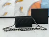 Dupe Chain Card Holders Luxury Designer Women Mini Purse med presentförpackning Fast Deliver Fashion Walls 8937