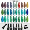 Beautilux 30pcs zanurzone z UV LED High Pigment Gel Poliska do paznokci paznokcie