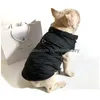 Дизайнерская одежда для собак, зимняя одежда, ветрозащитная толстовка для собак, водонепроницаемая куртка для щенков, теплая куртка на хлопковой подкладке для домашних животных, жилет для домашних животных в холодную погоду F Dhuik