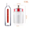 Storage Bottles Airtight Jar Carousel Biscuit Coffee Moisture-proof Transparent Tank Glass Candy Box LH