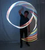 Rhythmische Gymnastik-Band, bunt, leuchtende Turnhallen-Bänder, Tanz, RGB-Glühen, LED-Poi für Bauch, Hand-Requisiten, Party-Dekoration2715433
