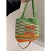 Women Straw Handbags Fashion Tote Shopping Bag Luxury Designer Handbag Large Knitted Beach Bags Cross Body Travel Crossbody Shoulder