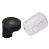 Rökning av plastglasbelastning LED Lufttätt Proof STRAVNING Förstoring Stash Jar Viewing Container Vakuumtätning Plastpiller Box C2604178