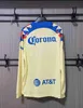 Maillots de football Club America manches longues 2024 K.ALVAREZ GIOVANI M.LAYUN football chemise complète H240306