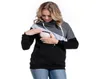 Plus Size Pregnancy Nursing Long Sleeves Maternity Clothes Hooded Breastfeeding Tops Patchwork Tshirt For Pregnant Women Y1905294208092