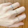 Desginer Freds Jewelry Version Vgold Fei Family Twisted Pattern Horseshoe Buckle Ring للنساء مع نمط الأسلاك الصلب حدوة حدوة 8 شباك مطعمة مع DI