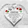 Karım oğlu kızı torun kızları nişanlı kolye aşk cam kalp kolye baba anne ben mücevher hediyesi dro dhz7h