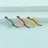 Charms Hoge Kwaliteit Dier Dinosaurus Hangers Micro Pave Zirconia Hanger Voor DIY Ketting Maken Benodigdheden D