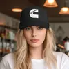 Berets Cummins Baseballkappe für Männer und Frauen, Snapback-Trucker-Mütze, verstellbare Unisex-Angel-Mesh-Hüte