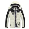 남성용 재킷 여자 겨울 양털 하이킹 재킷 열 따뜻한 스키 스노우 보드 방수 커플 캠핑 등반 자전거 타기 레인 코트