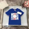 TシャツTシャツデザイナーキッズベールファッションブリティッシュファッションブランドサマーチャイルドレンズの宝物と女の子のコットンシャツAAA 240306