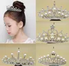 12pcs Glitter Rhinestone and Pearl Tiara Headband Simulated Jewelry Hair Crown Accessories for Teens Princess for Head Dia 115cm4120335