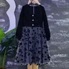 Casual Kleider Weißes Kleid Frauen Langarm Stil Harajuku Elegante Mädchen EST Täglich Weiche Frühling V-ausschnitt Vestidos De Mujer V435