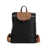 High Capacity Button Contrasting Colors Zipper Hasp Casual Cloth Backpacks Versatile Womens Bag Mochila Mujer