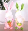 Easter Bunny Gnome Rabbit Faceless Dwarf Doll Toys Desktop Window Figurine Ornaments Home Bedroom Living Room Festival Decorations5184298