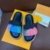 Luxury Slipper Pool Pellow Comfort präglade Mules Designer Sandal Män Kvinnor Skor Koppar Deep Blue Triple Black Pink Summer Sandals Beach Slides 35-45 10