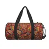 Duffel Bags Clássico Mod Paisley Saco de Viagem Retro Grande Capacidade Esporte Fim de Semana Masculino Feminino Impresso Ginásio Natação Engraçado Fitness