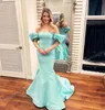 Robe de bal longue ajustée 2k24 avec manches ballon, sirène, concours de beauté, soirée formelle d'hiver, piste de gala, cravate noire, robe Oscar Hoco, taffetas Aqua corail rose lilas