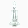 Bongas de vidrio embriagador/boquilla plana Matriz de vidrio Hookah tubería de agua con 1 pájaro Perc (GB-350) Aceite Rig Bong
