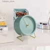 Decorative Objects Figurines Quartz Desktop Clock Ornaments Fashion Household Use Home Decoration Mute Nordic Table Alarm Desk Tabletop Bedside Clocks Decor