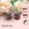 Stud Oorbellen 1 Paar Product CN Oorbel Voor Vrouwen Westerse Thanksgiving Turkije Glitter Acryl Sieraden