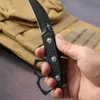 Utomhus Micro Technology Integrated Steel Claw Camping Portable Small Field Survival Tactical Straight Knife 740151
