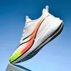 Zapatos para correr Diseñador Popular Moda Casual Deporte Zapato para hombre Corte bajo Pu Malla transpirable Cuero Nylon Zapatillas Crema Oro Caqui Naranja Melocotón Rosa Púrpura Entrenadores