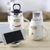 Tazze carine tazza coreana Copone coperta per studente Ufficio bevendo tazza per bambini adorabili latte di caffè di grande pancia caotone