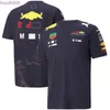 Tueg Men's Polos New Rebull F1 T-Shirt Apparel Formel 1 Fans Extreme Sports Fans andningsbara F1-kläder Top Ordized Short Sleeve Anpassningsbar