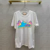 Tshirt för män kvinnor mode street tecknad animation graffiti tryck sommar casual lös andningsskjortor toppar storlek s-xl