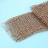 Dekens geboren jute achtergrond deken baby pography prop chunky jute layer netto douche cadeau