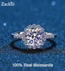 1ct centro halo diamante anéis de noivado para mulheres banhado a platina prata esterlina flor aliança de casamento joias finas 2208138765715