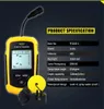 100M Portable Sonar LCD Fish Finders Fishing Tools Echo Sounder Fishing Finder With Ice Fishing Lure Hooks and Fishing Reel Bag 240227