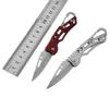 Utomhusprodukter Rostfritt stål Självförsvar Mini Key Knives, Portable Folding Knife Tickets, Fruit Knives 792014
