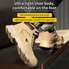 Sapatos de segurança de trabalho homens botas de segurança anti-esmagamento anti-facada sapatos de trabalho tênis de aço toe sapatos masculino bota de trabalho indestrutível 240220