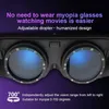 VR/AR Devices 2022 New Intelligent Video Glasses 3D VR Virtual Reality Movie Game Dual IPS Display HDMI 700 Degree Myopia IMAX Screen 3D Cinema Q240306