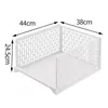 Hooks Plastic Clothing Wardrobe Storage Frame Household Layered Partition Shelf Clothes Drawer Box Rack Organizer