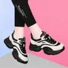 2024 Dad New Thick Sports Spring and Summer Black Soft Soled Casual Versatile Womens Single Shoes 86109