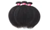 Jakość 10a nieprzetworzone Mongolskie włosy afro perwersyjne proste przedłużanie splotu 3PCS Lot Italian Gruste Yaki Human Hair Weft8233707