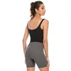 Yoga Damen 5-Zoll-Hose Biker Workout für Frauen Nacktgefühl Athletische Shorts Strumpfhosen Workout Sommerliche Atmungsaktivität