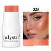 Blush B Stick Highlight Matte Repairing Pearl Cream Monochrome Long-Lasting Waterproof Korean Makeup Drop Delivery Health Beauty Makeu Dhjqh