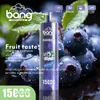 Vapes Bang Puff 15k Original Derbulable Puff Shisha Crystal Bar Evappe Elegant 15000 Puffs aper 2% 3% 5% Nicotine E Cigarette Chine en gros