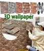 Papel de parede 3d adesivos decoração de parede tijolo pedra auto adesivo à prova dwaterproof água moderno crianças quarto decoração casa cozinha banheiro l2045145