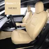 Custom Fit for Tesla Model 3 Car Seat Covers Full Set Half Surround Durable Quality Material for 2023-2024 Model 3 Highland