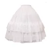 Kjolar kvinnor lolita lång kjol stöder daglig justerbar fiskben chiffong tutu carmen blommor bröllop våld fluffy underskirt